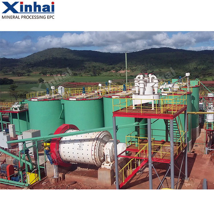 Gold ore processing plant