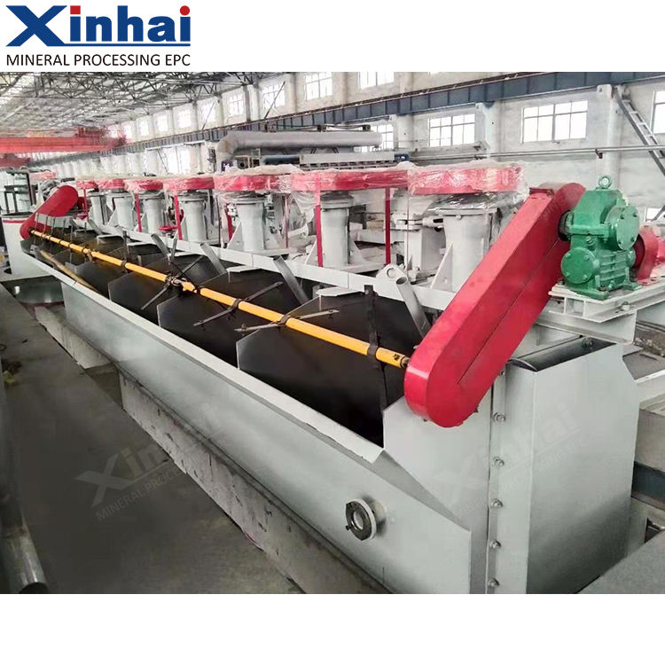 SF and XCF froth flotation cell for sulphide ores