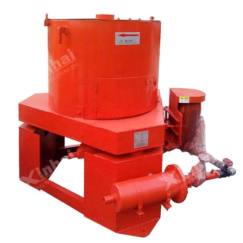 Centrifugal gold concentrator for gravity recovery